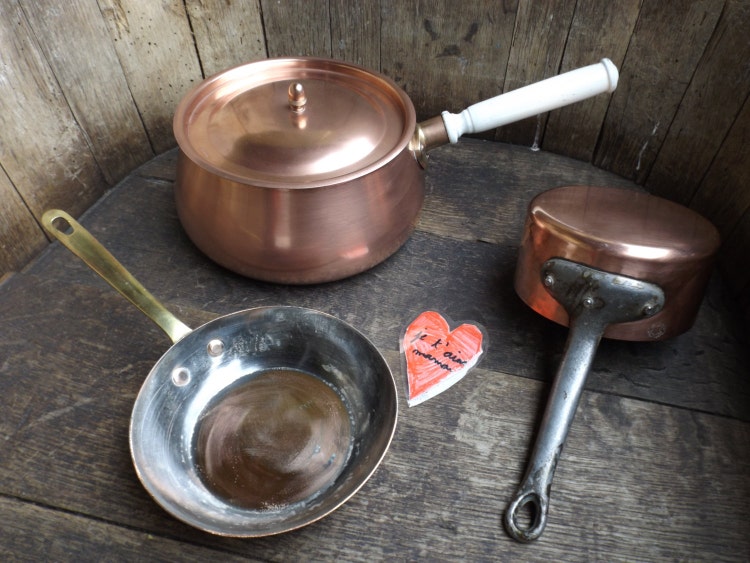 Casserole de VILLEDIEU en cuivre vintage/ Ancienne par Angela6773