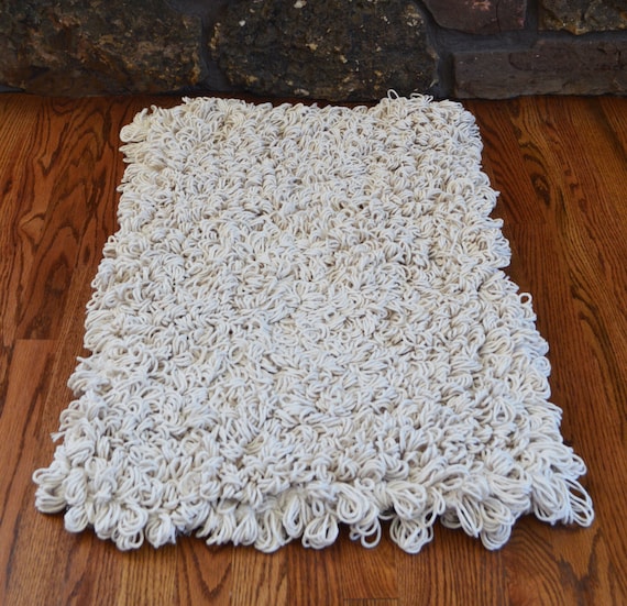 Cotton Loop Back Area Rug Fluffy Modern Rugs by BroadwickFibers