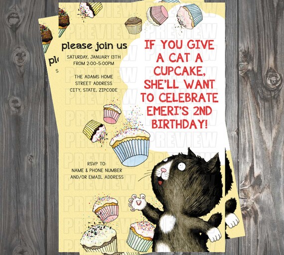 If You Give A Cat A Cupcake by EmiJaiDesigns on Etsy