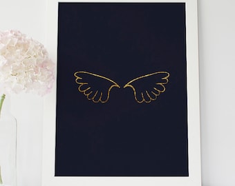 Angel Wings Wall Art angel wings wall art | etsy Angel Wings Wall Art angel wings wall art | etsy