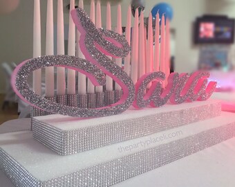 Sweet 16 Candelabra, Quinceanera & Mitzvah Candle Lighting Centerpiece - Large Size