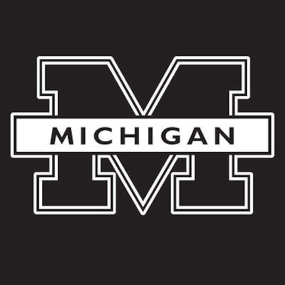 MICHIGAN WOLVERINES University of Michigan Vinyl by MasonsCustoms