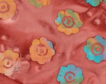 Batik 100% Cotton Fabric - Multi-Color # 9