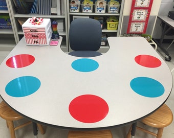 6 Vinyl Dry Erase Mats, Vinyl Dry Erase Circles, Custom Vinyl, Classroom Aide, Classroom Group Activities, Learning Aide, Teachers