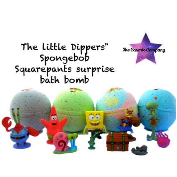 Items similar to Little Dippers" SpongeBob SquarePants surprise bath