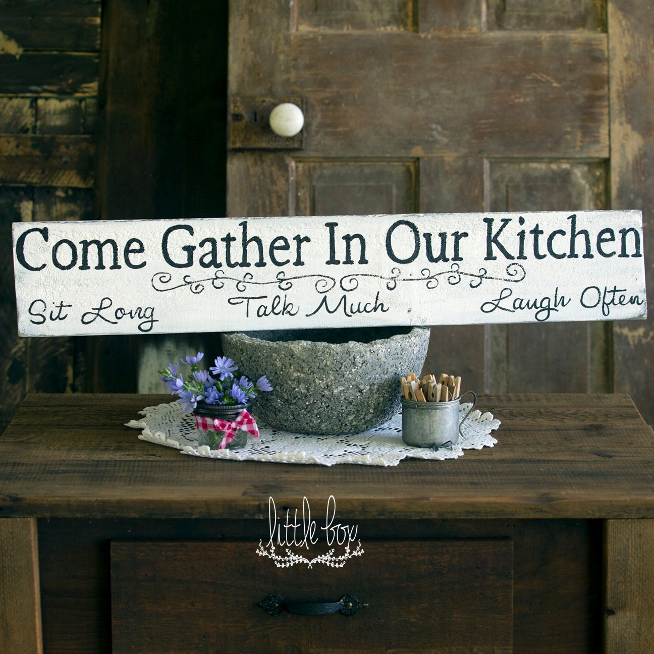 gather sign, farmhouse decor, come gather in our kitchen, kitchen gather sign, farmhouse decor, come gather in our kitchen, kitchen