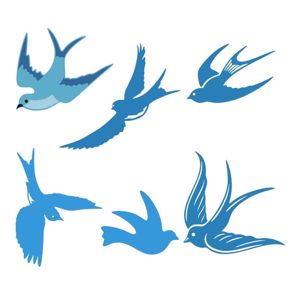 Download Blue Bird Cuttable Design SVG DXF EPS use with Silhouette