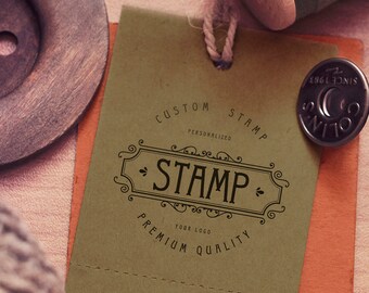 Custom Stamp 2"x2" Personalized Stamp. Photopolymer Stamp Custom Business Stamp Custom logo stamp, Scrapbooking Card Making, Paper-Crafting