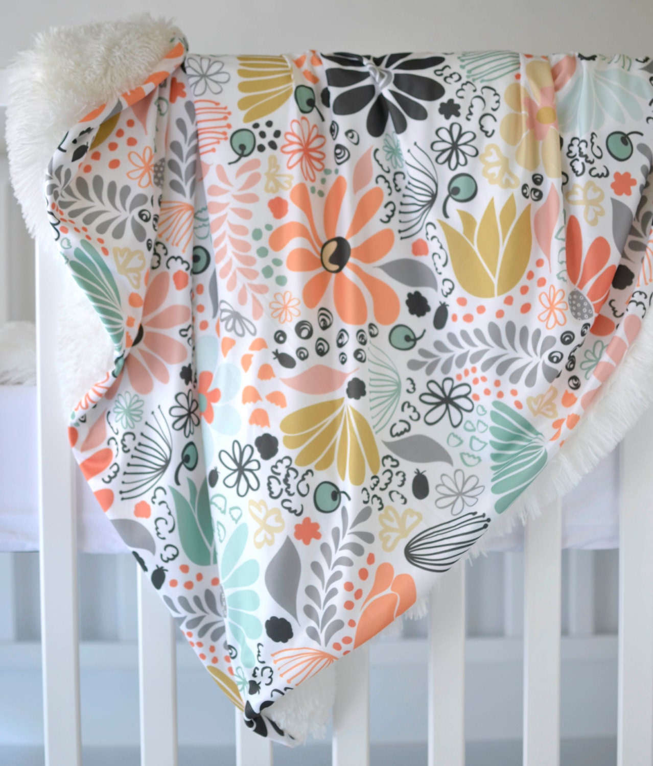 Girls Baby Blanket Stroller Blanket Security Blanket