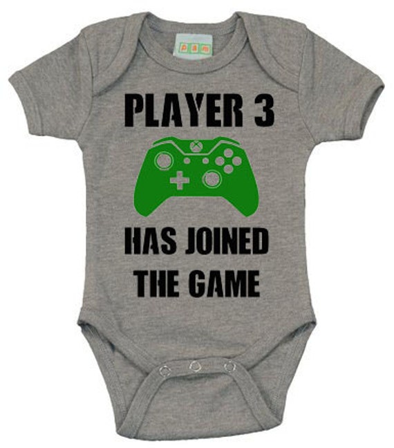player 3 has joined the game onesie by foreverkidsclothing on Etsy
