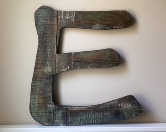 Wood Distressed Letters-Oversized