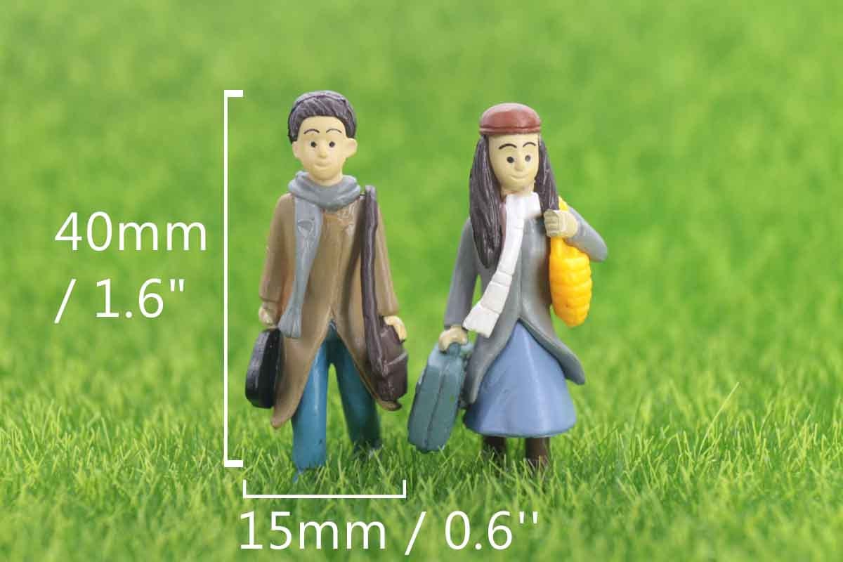 Miniature Lovers Couple Figurine Tiny People Boyfriend