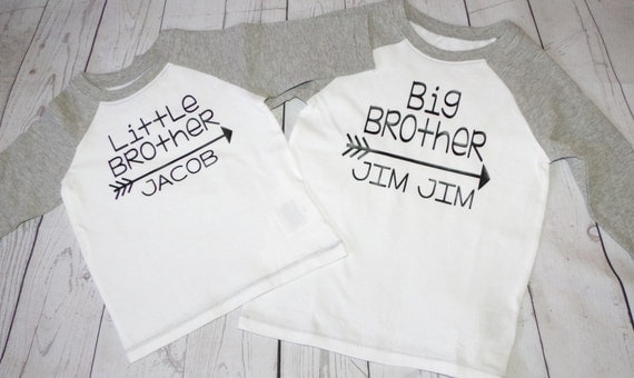 Big brother little brother raglan tee, baseball tees, lil bro big bro baseball shirts, big brother little brother shirts, sibling shirts