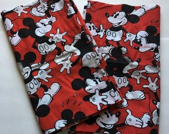 Vintage Mickey Mouse Valance Curtains by Disney, Mickey Mouse Window Valance, Disney Mickey Mouse Valance Curtain, Mickey Mouse