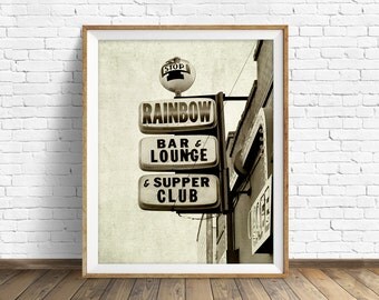 Vintage bar sign | Etsy