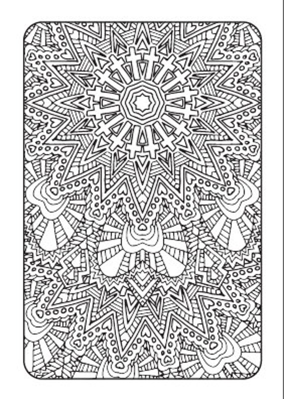 Download Art Therapy - Printable Adult Coloring Book | Downloadable PDF | 20 coloring pages for adults ...