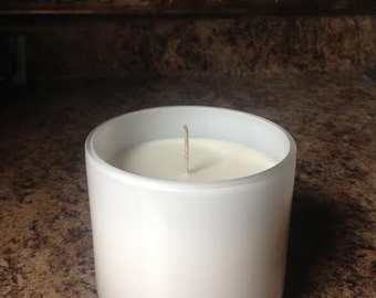 Zen Natural Candle 16 oz Spa / Study / Relaxation / Calming / Yoga / Aromatherapy / Lime Coconut Black Pepper Vetiver /