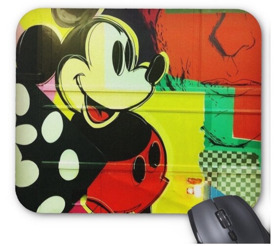 Disney Mickey Mouse Mouse Pad by MugWearBoutique on Etsy
