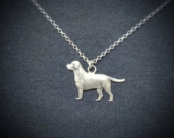 Labrador Necklace, Labrador Dog Gifts, Labrador Dog Jewelry, Labrador Jewelry, Labrador Dog Art, Dog Necklace, Silver Dog Neacklace