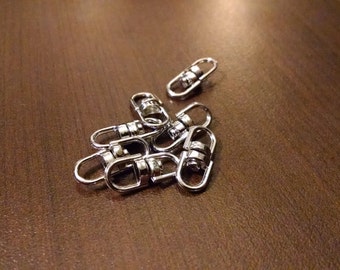 20 Swivel Key Ring Connectors Perfect for Key Chain Designs