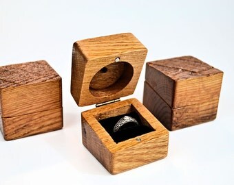 Oak ring box