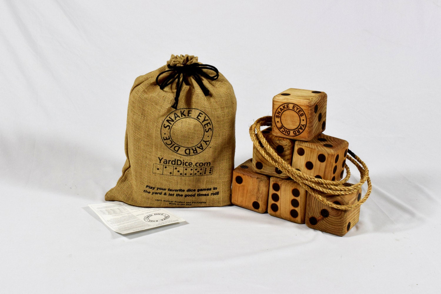 Snake Eyes Yard Dice The Game includes rope by SnakeEyesYardGames
