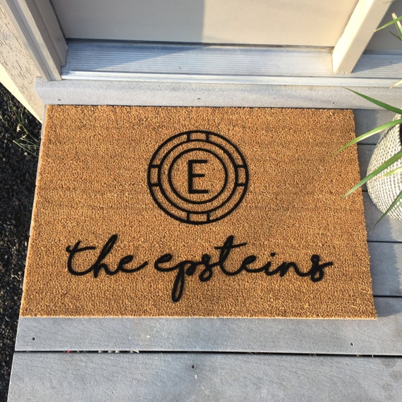 Monogram Doormats Personalized LaserEngraved 23 x