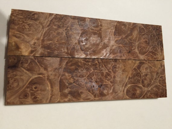 Premium Acrylic Stabilized Maple Burl Knife Scales