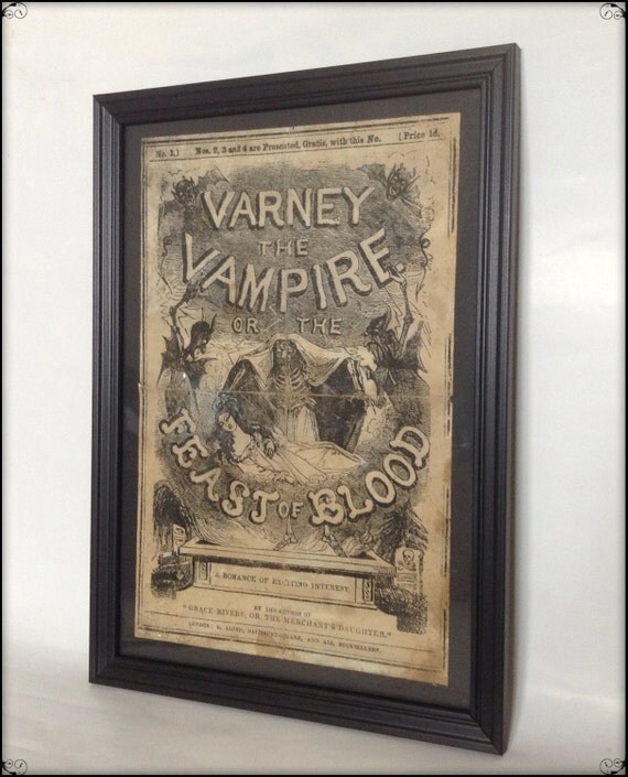 Penny Dreadful Varney the Vampire Reproduction Cover in