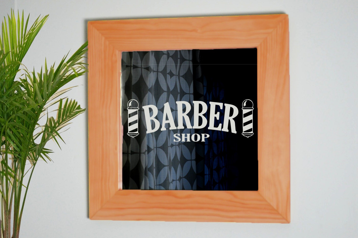 Barber Shop Mirror Custom Barber Shop Mirror Barber Etched