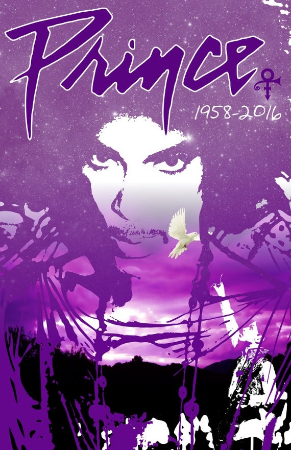 PRINCE PURPLE RAIN Poster Print When Doves Cry 4x6 By PosterUtopia