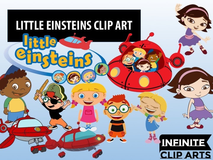 16 Little Einsteins Cartoon Clip art Printable Digital