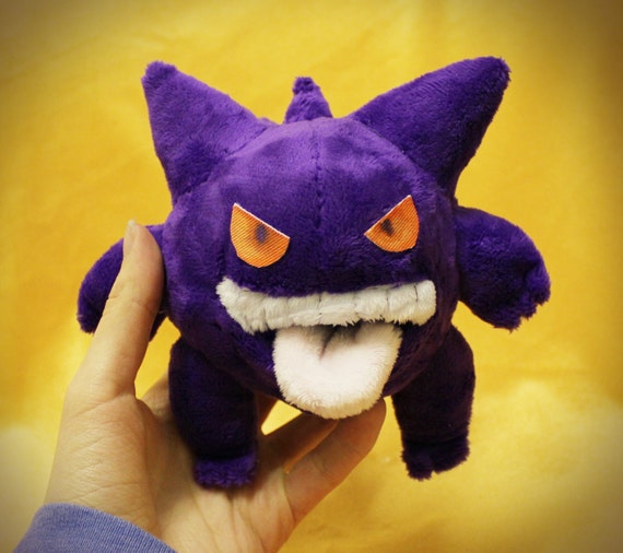 gengar plush with long tongue