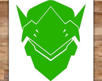 Overwatch Genji Decal - Genji Overwatch Decal Overwatch Sticker Ninja Decal - Video Game Decals Geek Decals Video Game Decor