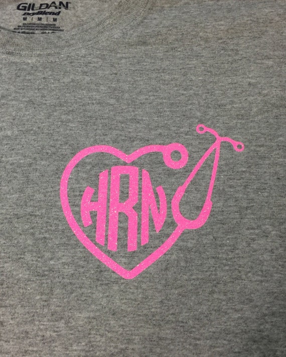 Items similar to Nursing Monogrammed TShirt on Etsy