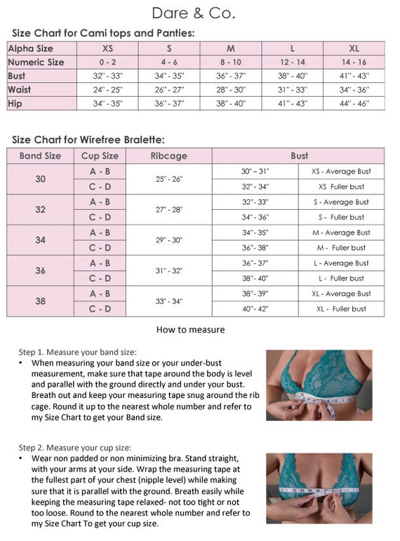 Sewing Pattern and Sewing Guide Wire free bralette