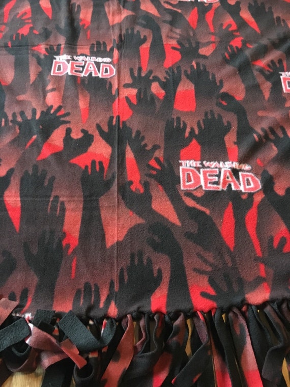 The walking dead blanket