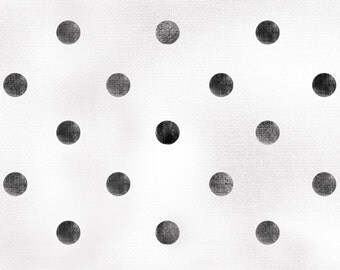David Textiles Paris Dots Black David Textiles Poka Dot Fabric Black and White Dots Fabric Paris Dots Cotton Fabric David Textiles French