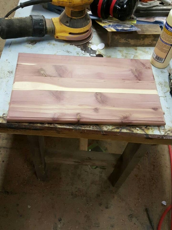 Handmade Solid Cedar Cutting Board