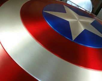 Captain America Shield Aluminum Metal Finished and Painted
