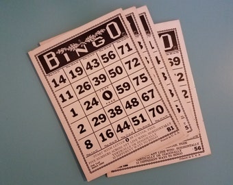 Items similar to 50 Individual Printable Tax Day Party Bingo Cards on Etsy