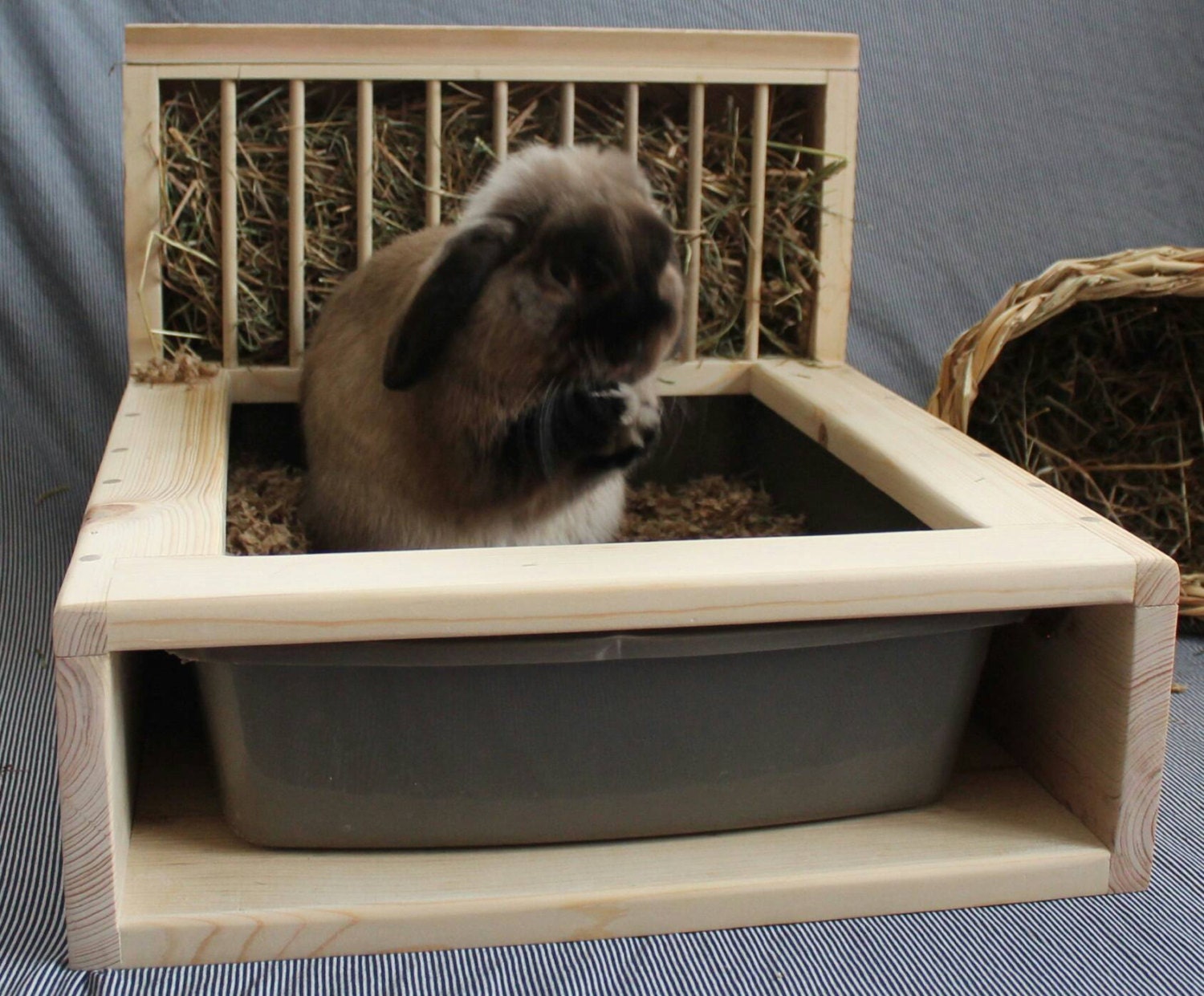 Bunny Rabbit Hay Feeder and Litter Box