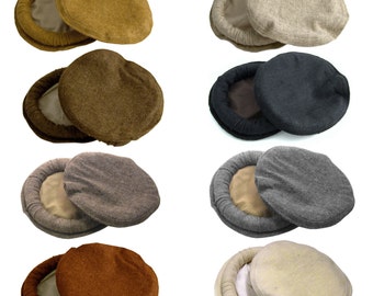 100% Wool Afghan Pakul Chitrali Cap Pakol Hat Peshawari Handmade one size