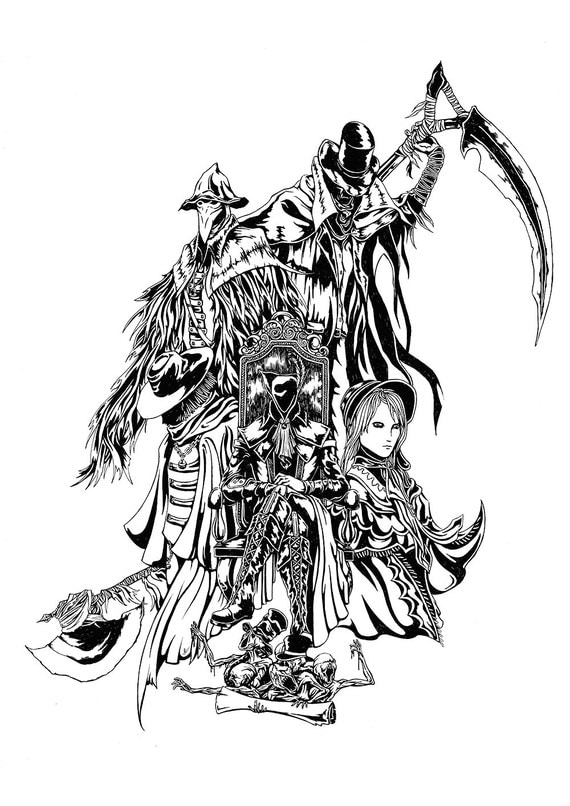 Bloodborne Coloring Pages Coloring Pages