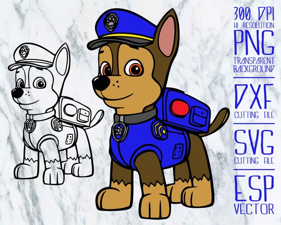 Free Free Paw Patrol Chase Svg Free 596 SVG PNG EPS DXF File