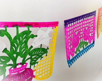 Mexican Papel Picado Hand Painted
