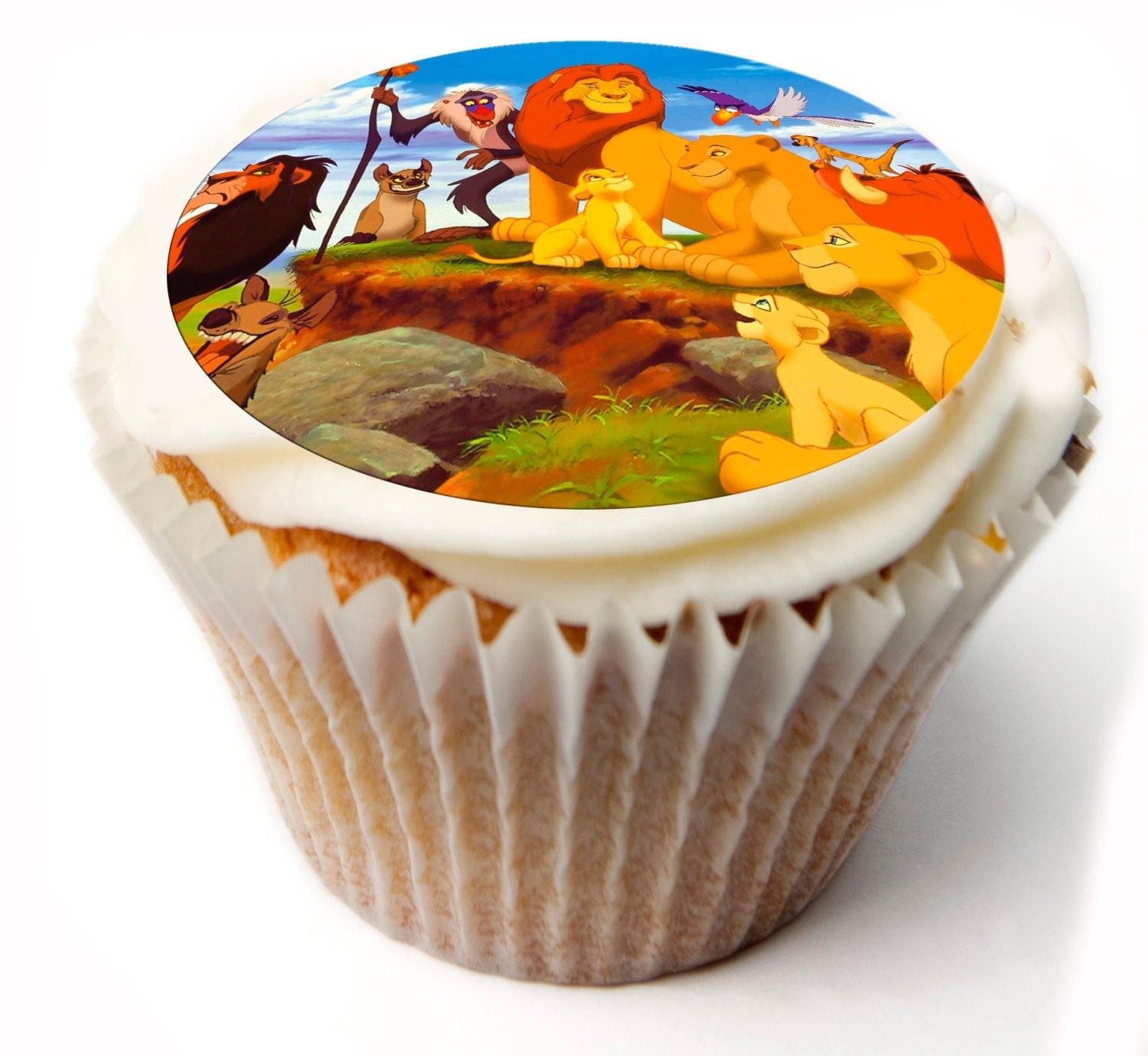 The Lion King Cupcake toppers edible 24 x Pre by SimplyCakeToppers