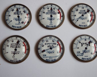 25mm Retro Steampunk Gauge Accessory