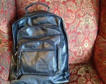 Vintage leather backpack