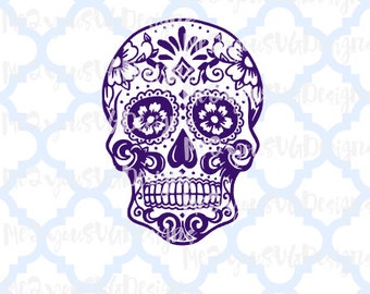 Sugar Skull SVG,EPS,PNG,Studio